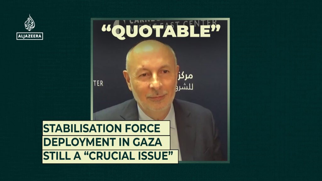 Stabilisation force deployment in Gaza still a “crucial issue”