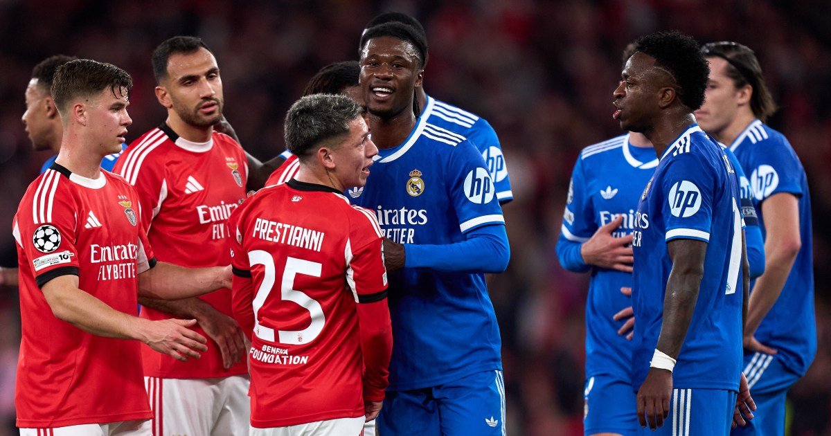 UEFA bans Benfica’s Prestianni for six games for verbally abusing Vinicius | Football News