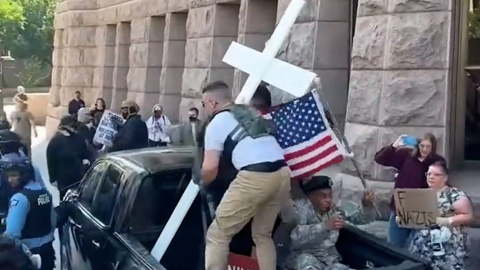 Far-right provocateur Jake Lang arrested after Minneapolis riot | Protests News