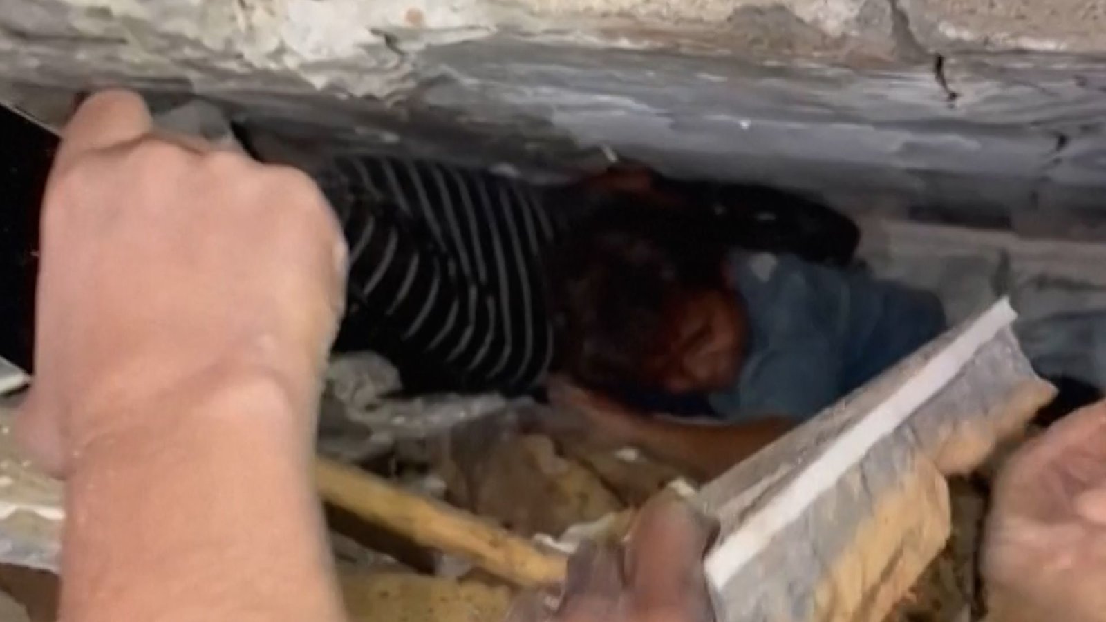 Rescue workers search for survivors after Gaza building collapse | Gaza