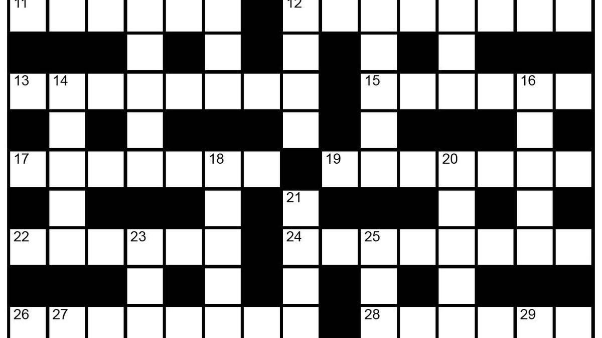 The Hindu Sunday Crossword no. 74